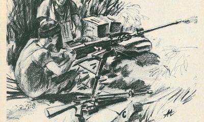 Marine Corps combat art, Vietnam: Mike Leahy, 4, by A. Michael Leahy