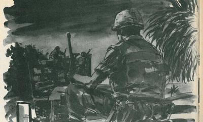 Marine Corps combat art, Vietnam: Mike Leahy P, 1, by A. Michael Leahy