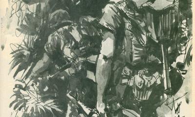 Marine Corps combat art, Vietnam: Mike Leahy P, 4, by A. Michael Leahy