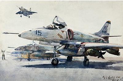 Marine Corps combat art, Vietnam: Nickolas Solovioff, 2, by Nickolas Solovioff