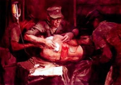 Marine Corps combat art, Vietnam: Peter Michael Gish, by Col. Peter Michael Gish