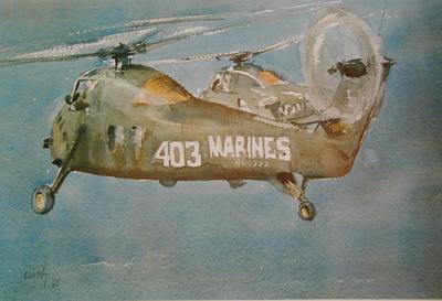 Marine Corps combat art, Vietnam: PM Gish, by Col. Peter Michael Gish