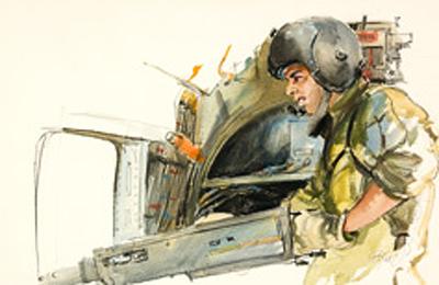 Marine Corps combat art, Vietnam: Sgt Richard L. Yaco, 4, by Sgt. Richard L. Yaco