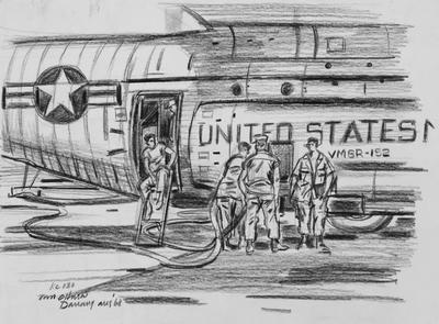 Marine Corps combat art, Vietnam: Tom O’Hara, by Tom O'Hara