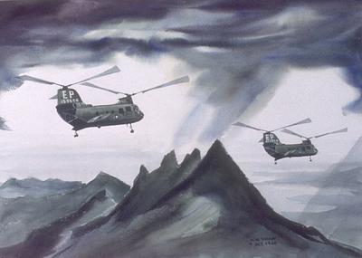 Marine Corps combat art, Vietnam: W.W.Shaw, 1, by W. W. Shaw