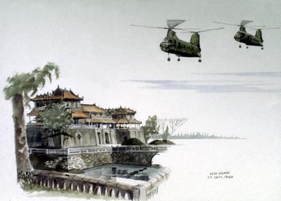 Marine Corps combat art, Vietnam: W.W.Shaw, 3, by W. W. Shaw