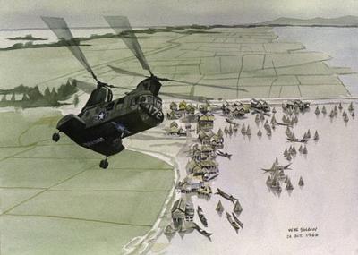 Marine Corps combat art, Vietnam: W.W.Shaw, 4, by W. W. Shaw