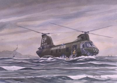 Marine Corps combat art, Vietnam: W.W.Shaw, 7, by W. W. Shaw