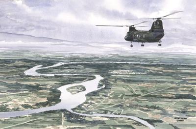Marine Corps combat art, Vietnam: W.W.Shaw, 9, by W. W. Shaw