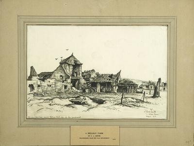 Marine Corps combat art, World War I: A Belleau Farm