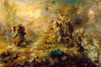 Marine Corps combat art, World War I: F.C. Yohn, by F. C. Yohn