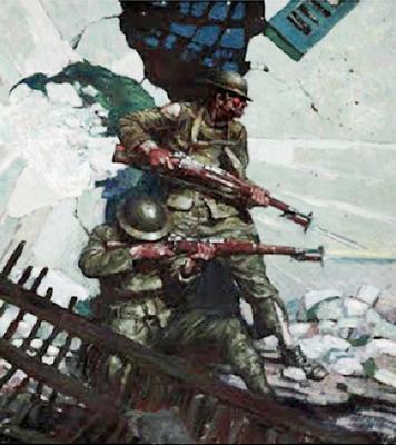 Marine Corps combat art, World War I: Harvey Dunn, by Harvey Dunn