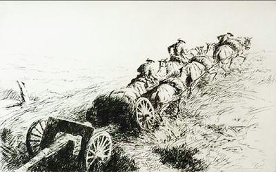 Marine Corps combat art, World War I: Ker Eby, 7, by Kerr Eby