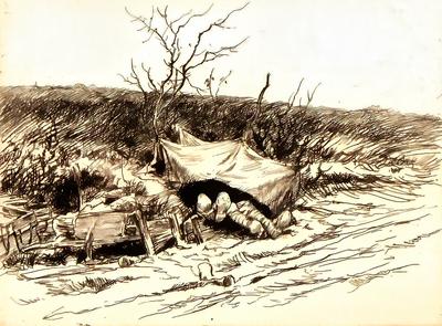 Marine Corps combat art, World War I: Kerr Eby, 39, by Kerr Eby