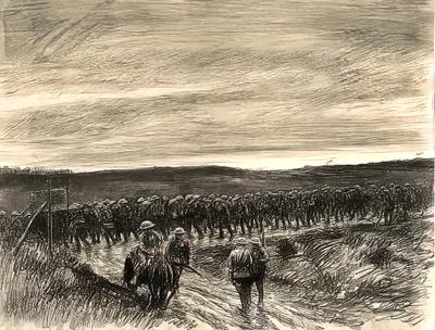 Marine Corps combat art, World War I: Kerr Eby, 41, by Kerr Eby