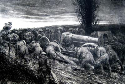 Marine Corps combat art, World War I: Kerr Eby, 44, by Kerr Eby