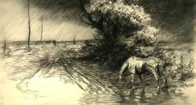 Marine Corps combat art, World War I: Kerr Eby, 55, by Kerr Eby