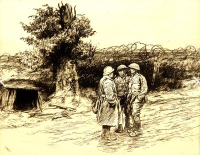 Marine Corps combat art, World War I: Kerr Eby, 58, by Kerr Eby