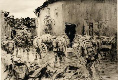 Marine Corps combat art, World War I: Kerr Eby, 64, by Kerr Eby