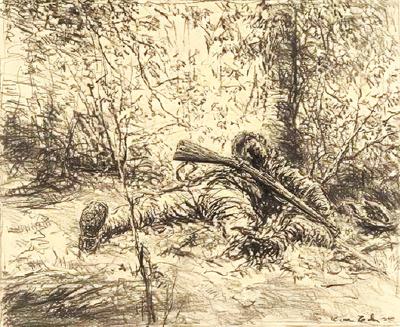 Marine Corps combat art, World War I: Kerr Eby 9., 1, by Kerr Eby