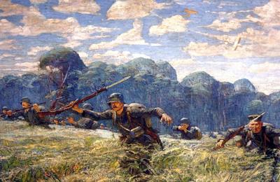 Marine Corps combat art, World War I: Last German Advance
