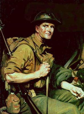 Marine Corps combat art, World War I: Samuel J. Woolf, by Samuel J. Woolf