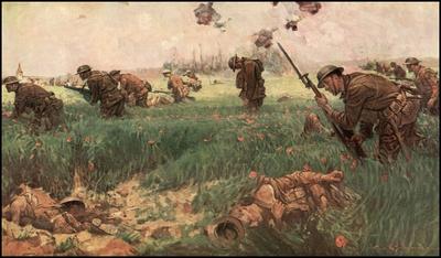 Marine Corps combat art, World War I: Schoonover, 2, by Frank Schoonover
