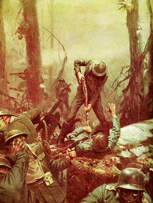 Marine Corps combat art, World War I: Sgt Tom Lovell, by Sgt. Tom Lovell