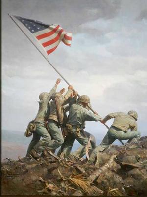 Marine Corps combat art, World War II: By Sgt Tom Lovell, by Sgt. Tom Lovell