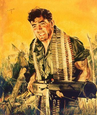 Marine Corps combat art, World War II: C.C. Beal, by C. C. Beal