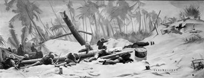 Marine Corps combat art, World War II: Charles Gault, by Charles Gault