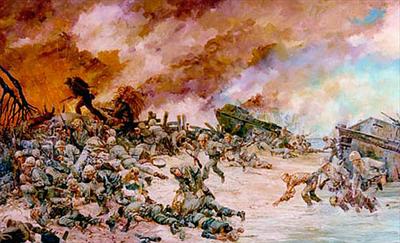 Marine Corps combat art, World War II: Col Charles H Waterhouse, by Col. Charles H. Waterhouse