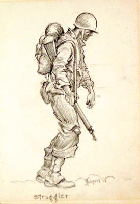 Marine Corps combat art, World War II: Donald Dickson, 2, by Capt. Donald Dickson