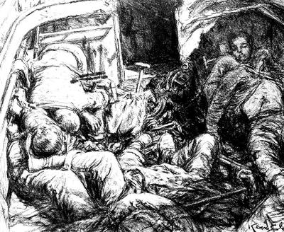 Marine Corps combat art, World War II: Ker Eby, 14, by Kerr Eby