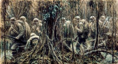 Marine Corps combat art, World War II: Kerr Eby, 37, by Kerr Eby