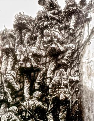 Marine Corps combat art, World War II: Kerr Eby, 39, by Kerr Eby