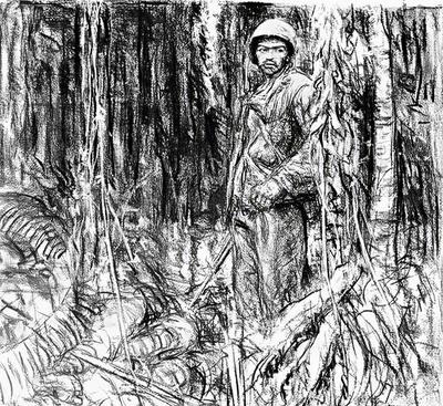 Marine Corps combat art, World War II: Kerr Eby, 52, by Kerr Eby