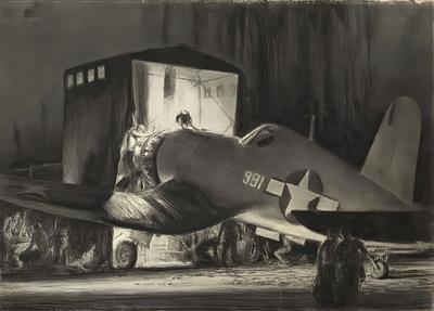 Marine Corps combat art, World War II: Kerr Eby, 71, by Kerr Eby
