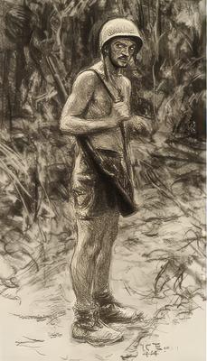 Marine Corps combat art, World War II: Kerr Eby, 75, by Kerr Eby