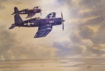Marine Corps combat art, World War II: Photo