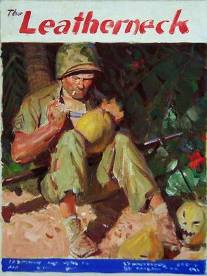Marine Corps combat art, World War II: Tom Lowell, by Sgt. Tom Lovell